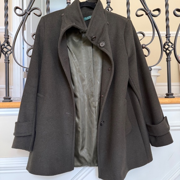 Lauren Ralph Lauren Hooded A-Line Coat - Picture 2 of 2